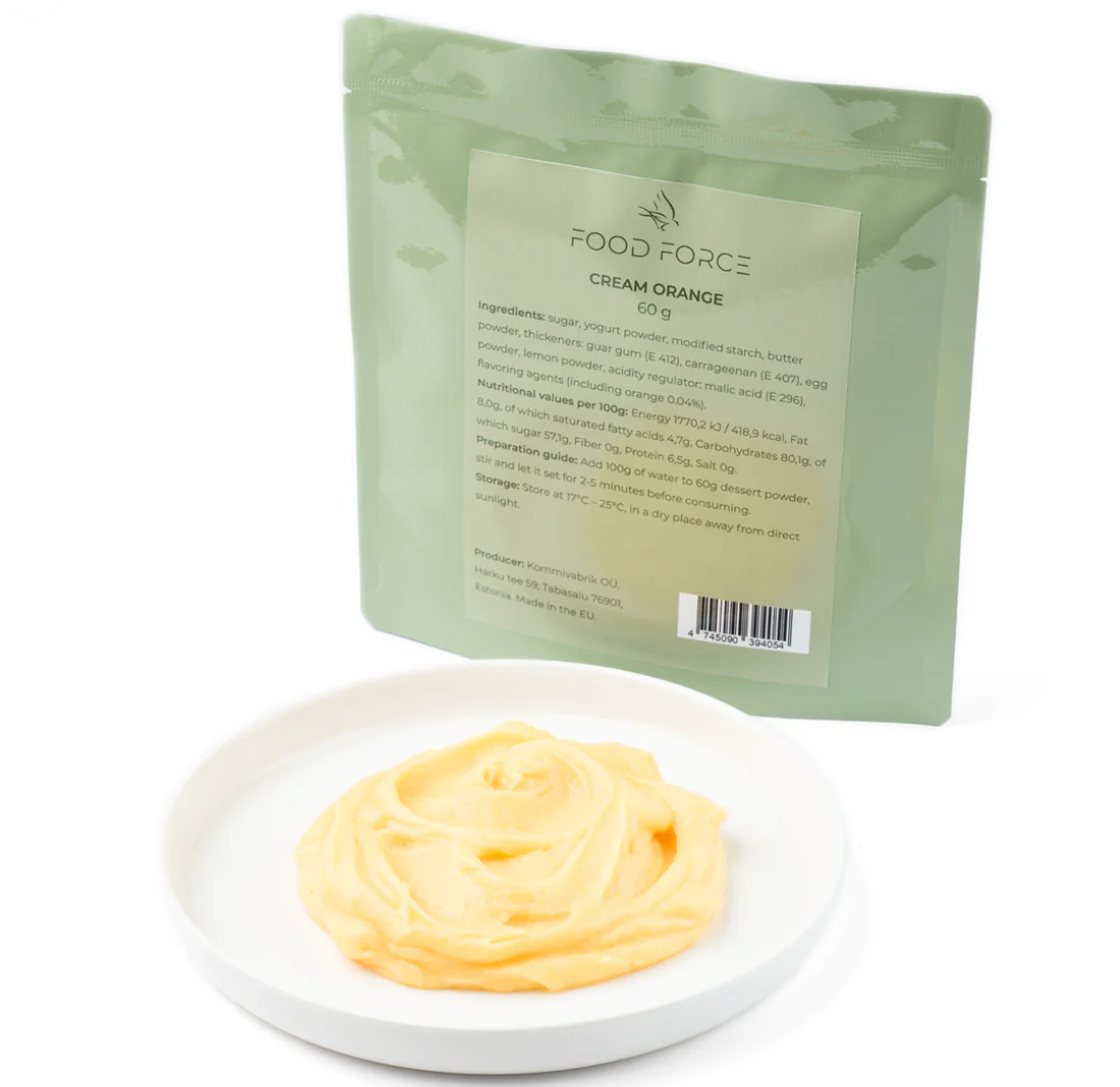 Food Force - Fløtedessert med Appelsin eller Sitron