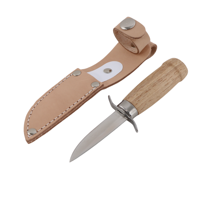 Snittekniv til børn med spids - Med læderskede med bæltestrop
