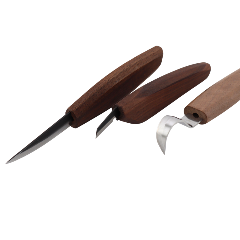 Snittesæt - 5 dele med Tool Roll I Canvas