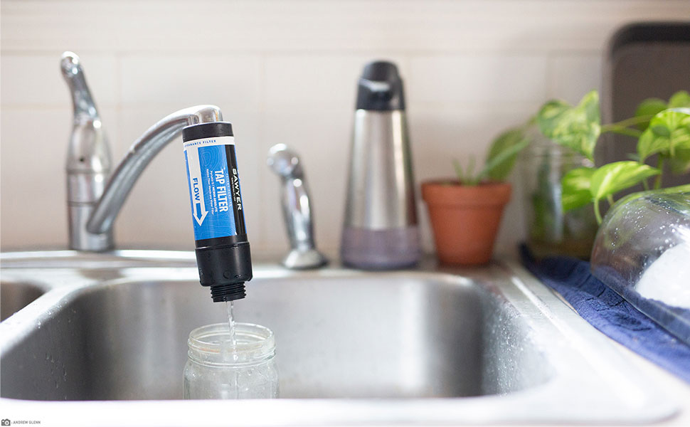 Tap water filtration - Sawyer filter til vandhane