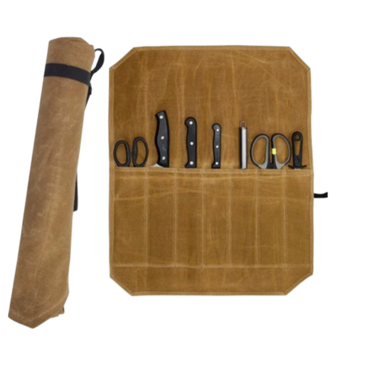 Tool Roll Waxed Canvas værktøjsrulle i vokset canvas