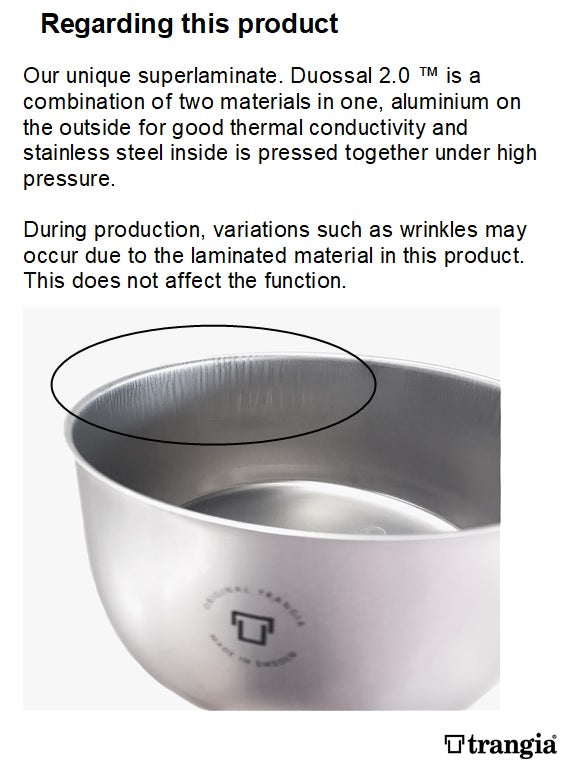 Trangia 25-21 Duossal UL - Rustfrit Stål og Aluminium - Trangia sæt