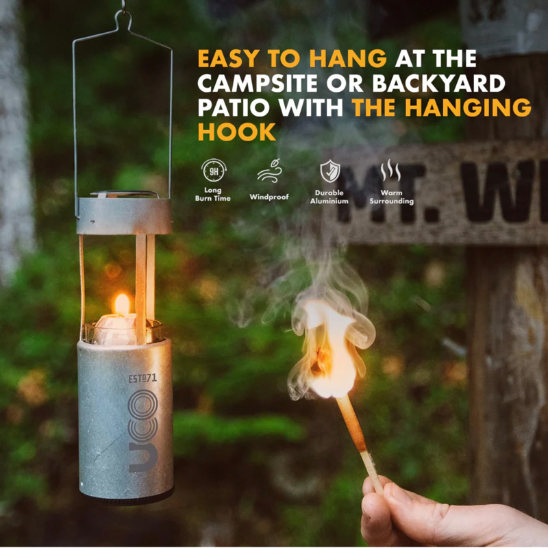 UCO folding Lanterne Raw Aluminum