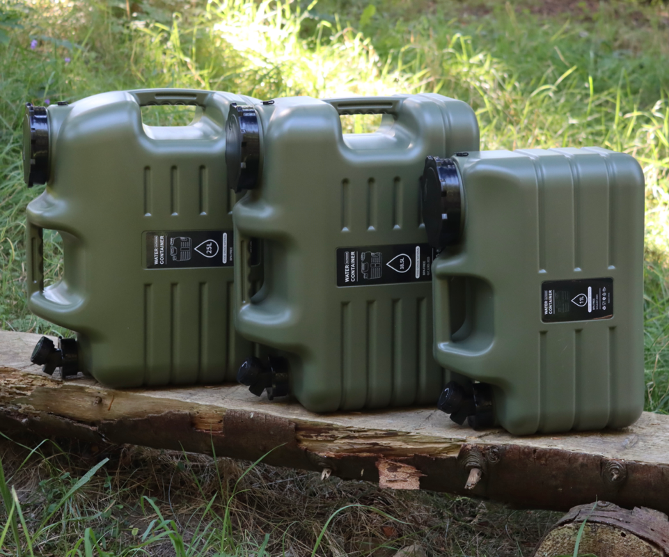 Vanddunk med hane - 11 Liter - 18,5 Liter - 25 Liter