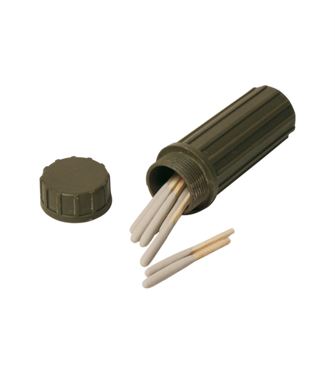 Vandtæt beholder til tændstikker med ildstål - Mil-tec