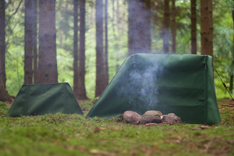 vindskærm til bål stor