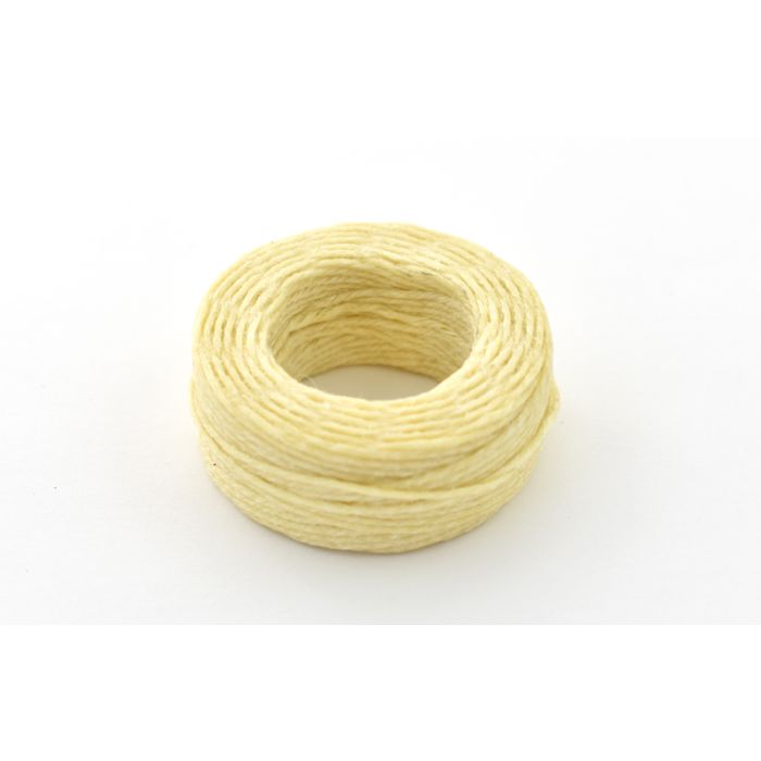 vokset hørsnor hvid