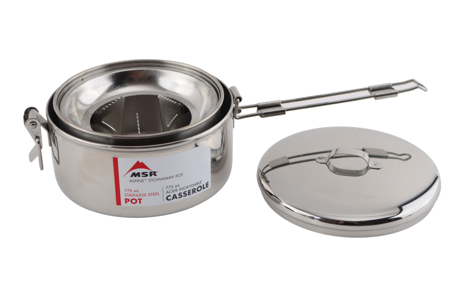 Wood stove stack stabilotherm og msr alpine stoveaway 775ml