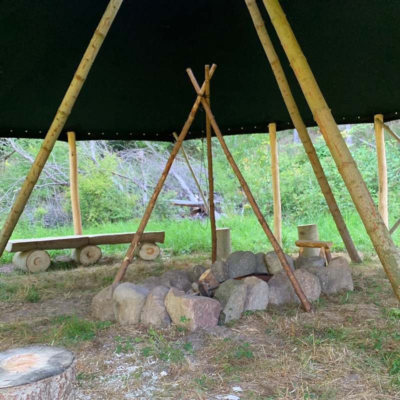 Canvas Yurt - Yurt in 100% Cotton - Black