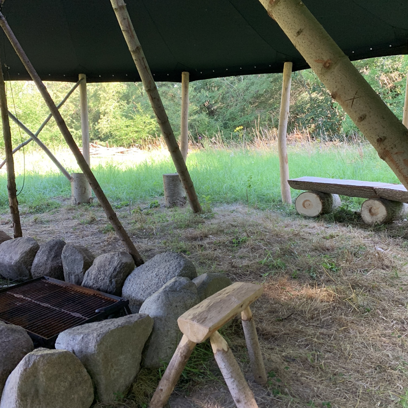 Canvas Yurt - Yurt in 100% Cotton - Black