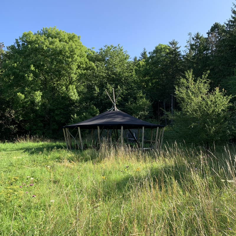Canvas Yurt - Yurt in 100% Cotton - Black