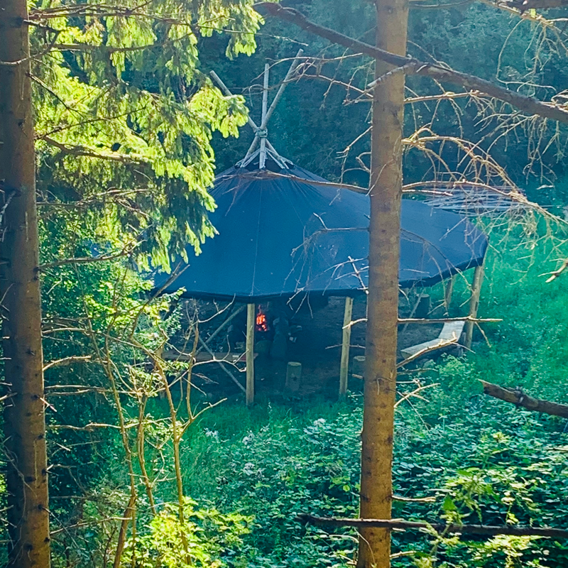 Canvas Yurt - Yurt in 100% Cotton - Black