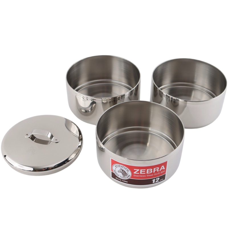 Zebra Pot - Madbeholder / Food carrier 12 cm