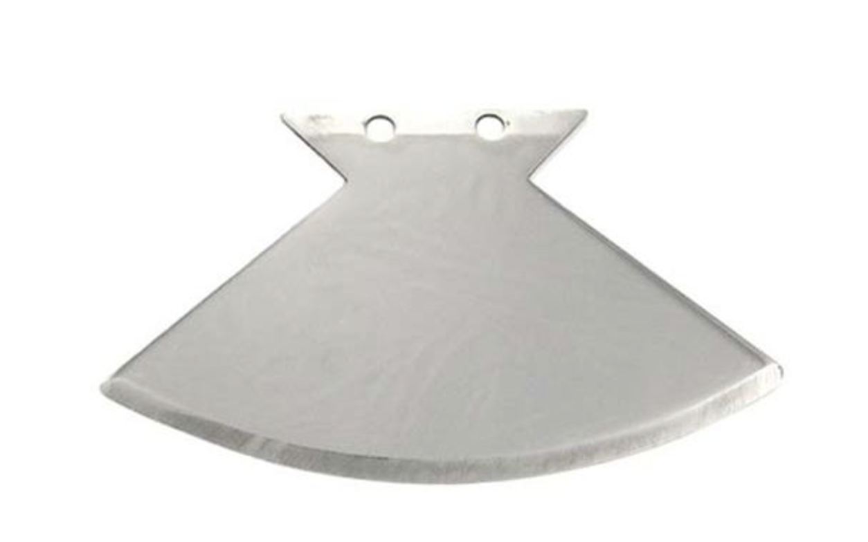 ulu apron knivklinge til bearbejdning af skind - lav din egen kniv