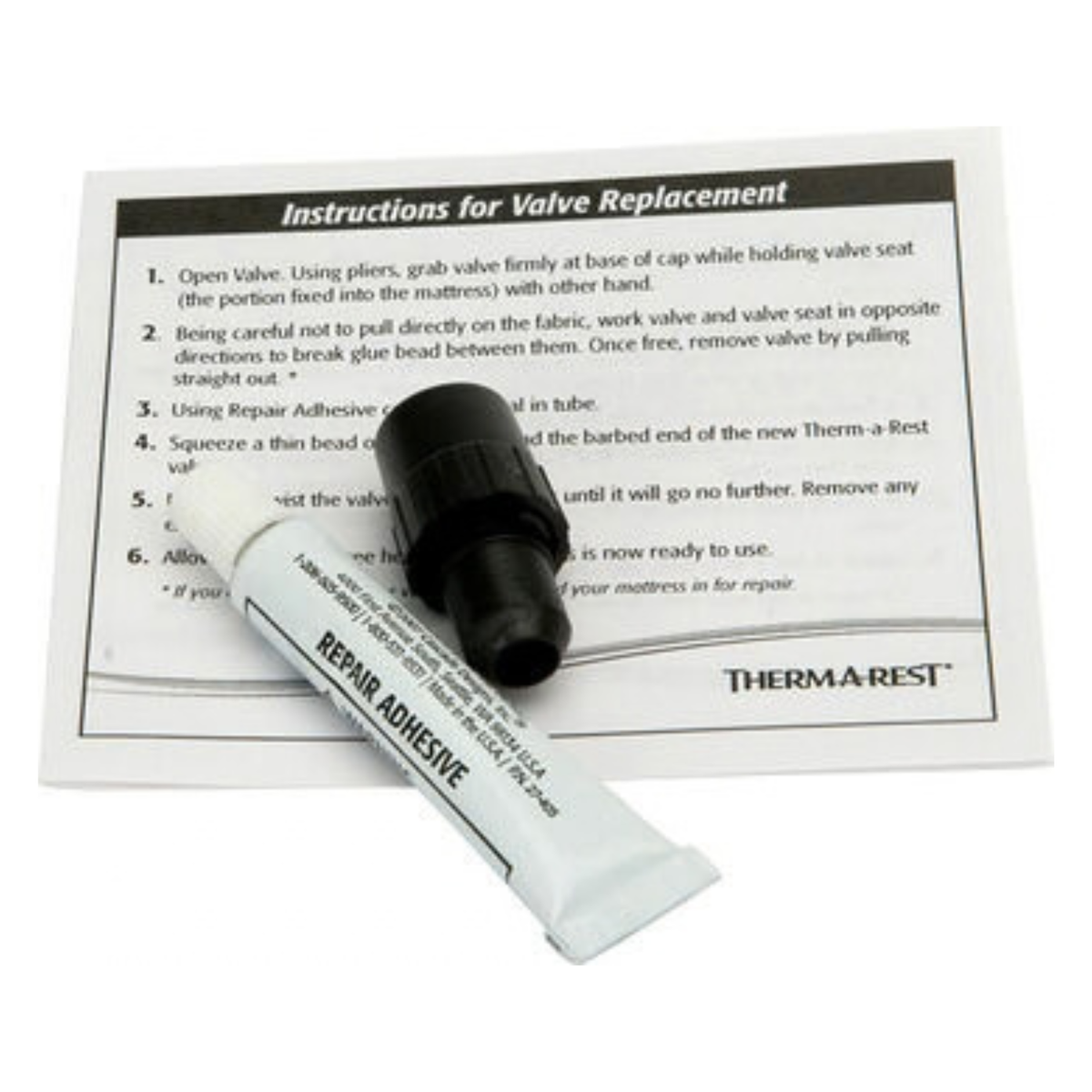 Therm-a-Rest - Classic valve repair kit
reperationskit til classic valve ventil til liggeunderlag