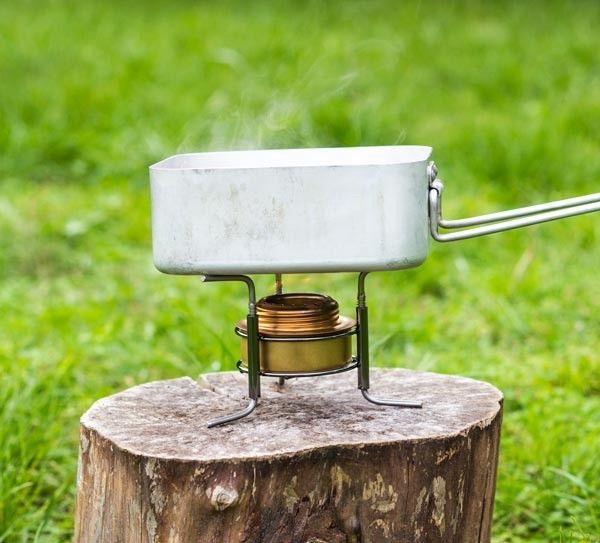 Tripod til spritbrænder