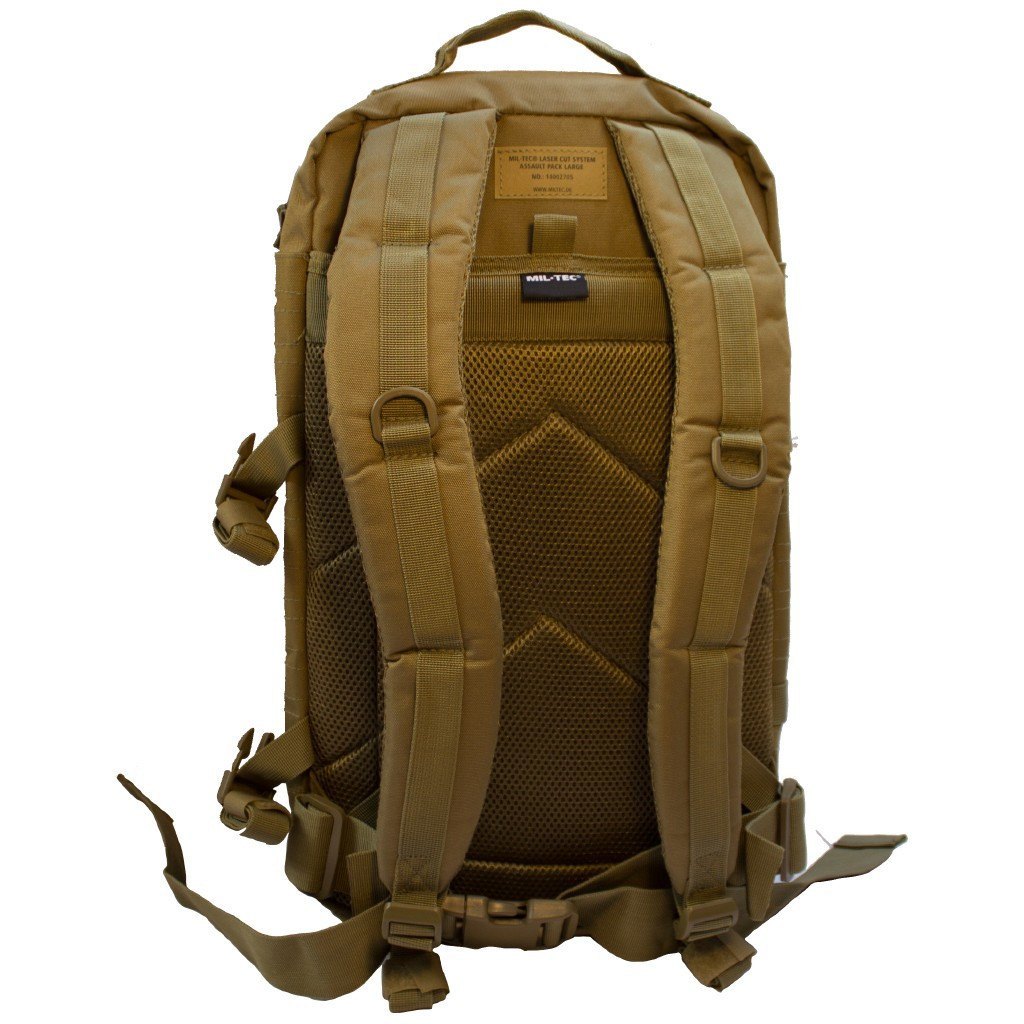 Rygsæk US Assault - Coyote brown - Large - 36 liter