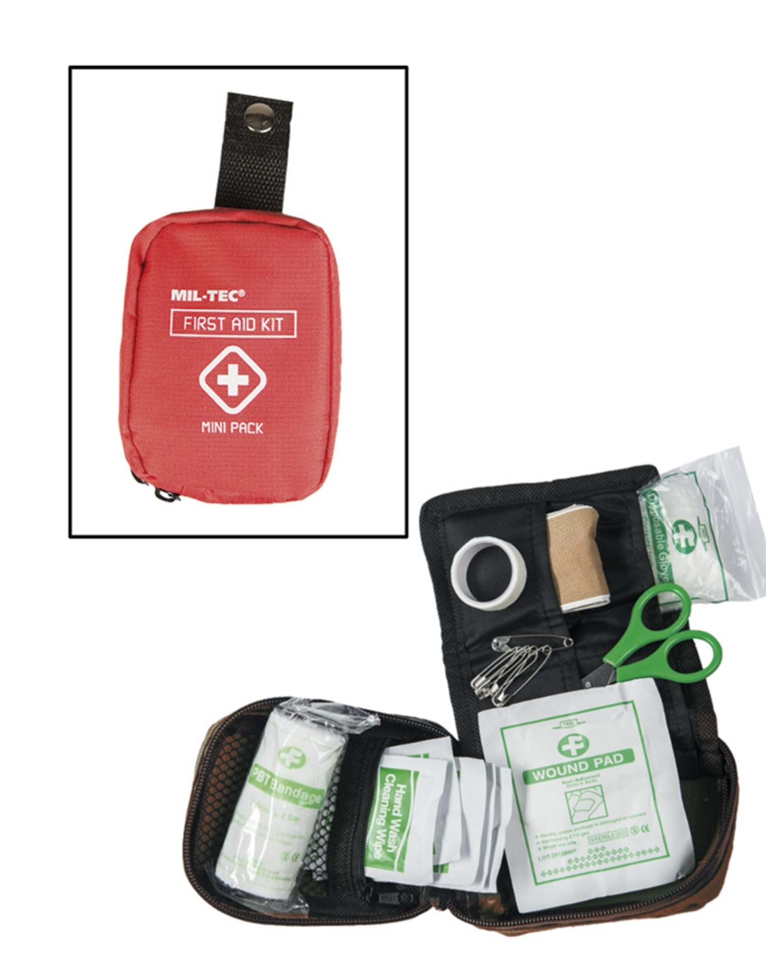 Førstehjælps taske rød