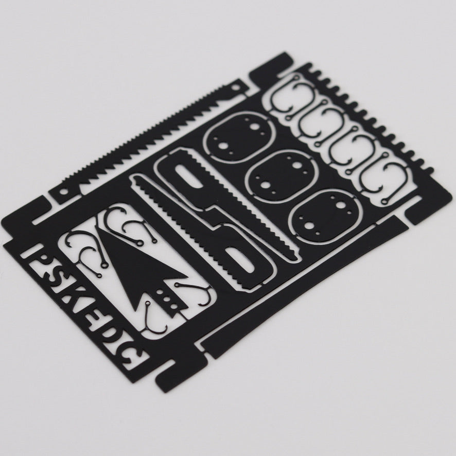 Survival card - pil & stove sort