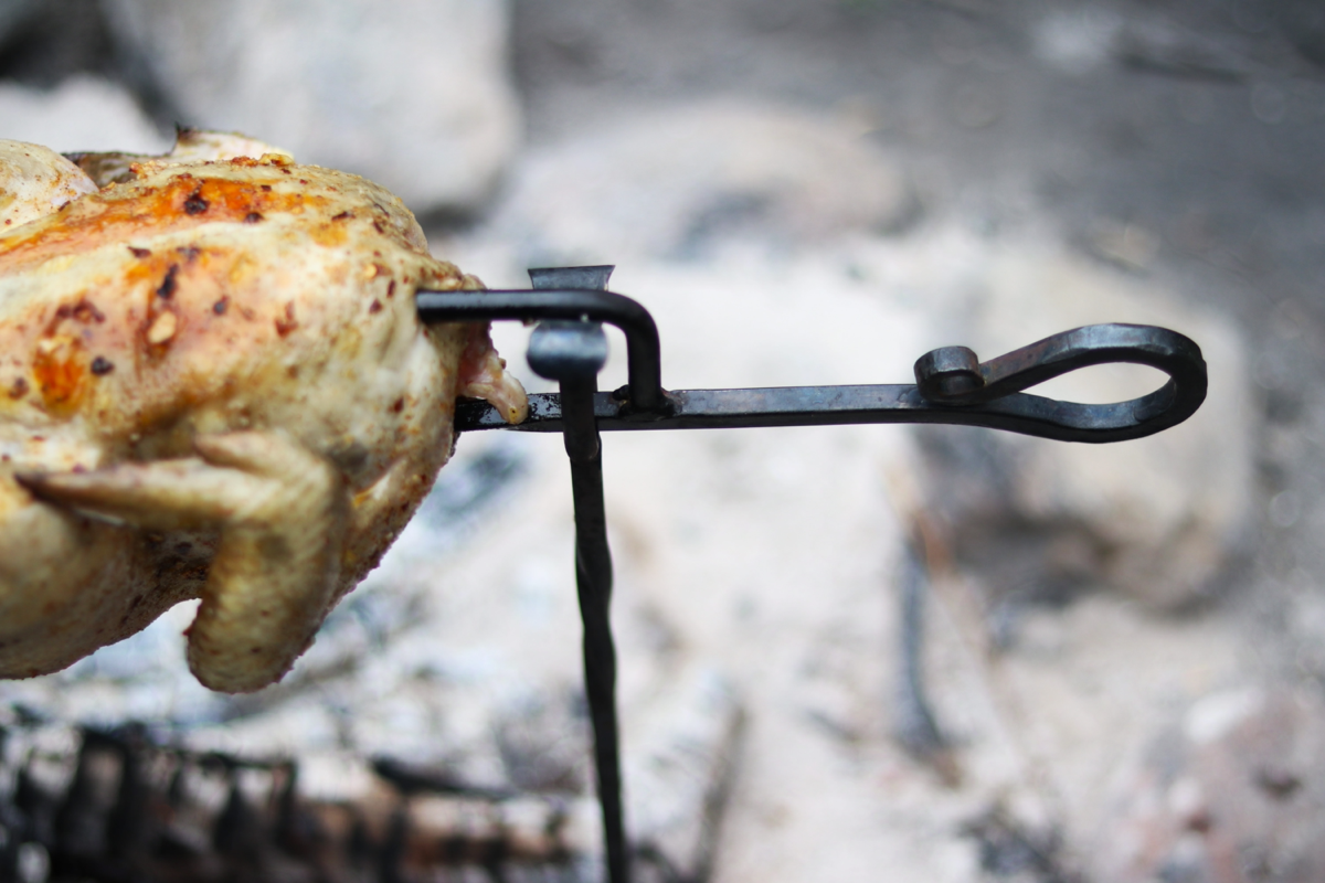 Bål rotisseri - Håndsmedet