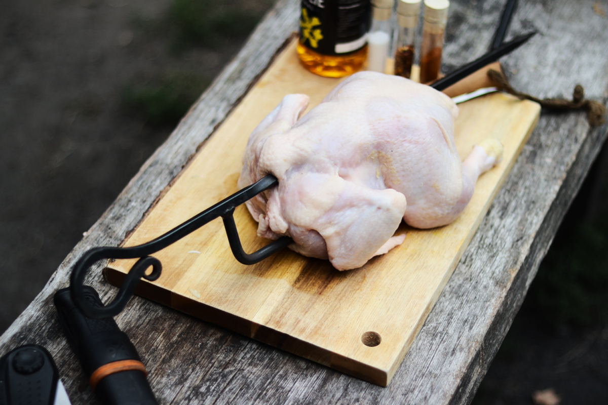 Bål Rotisserie - Handschmiedet