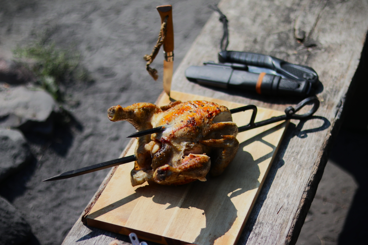 Bål Rotisserie - Handschmiedet