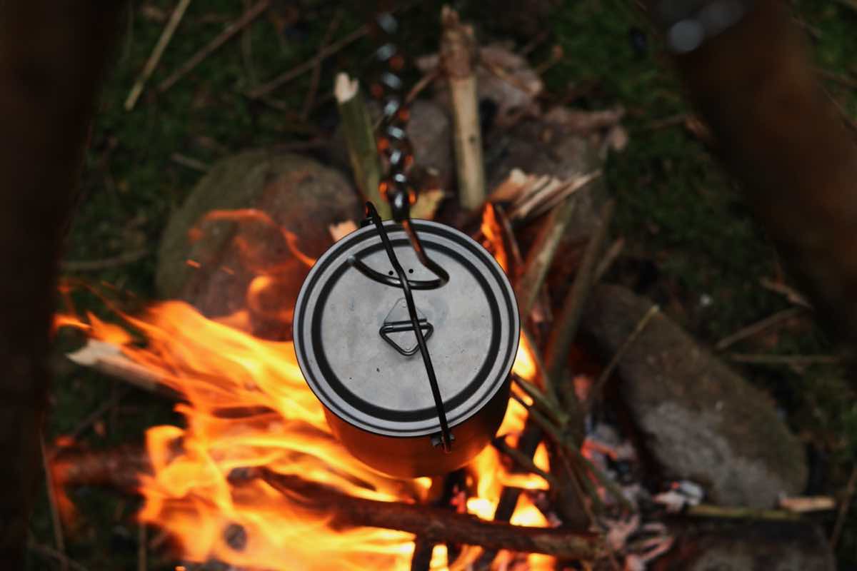 Bålstativ Trefod tripod Lashing