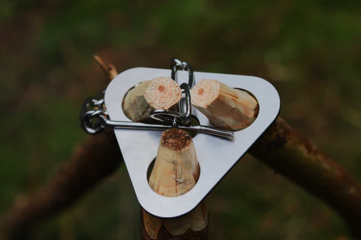 Bålstativ Trefod tripod Lashing