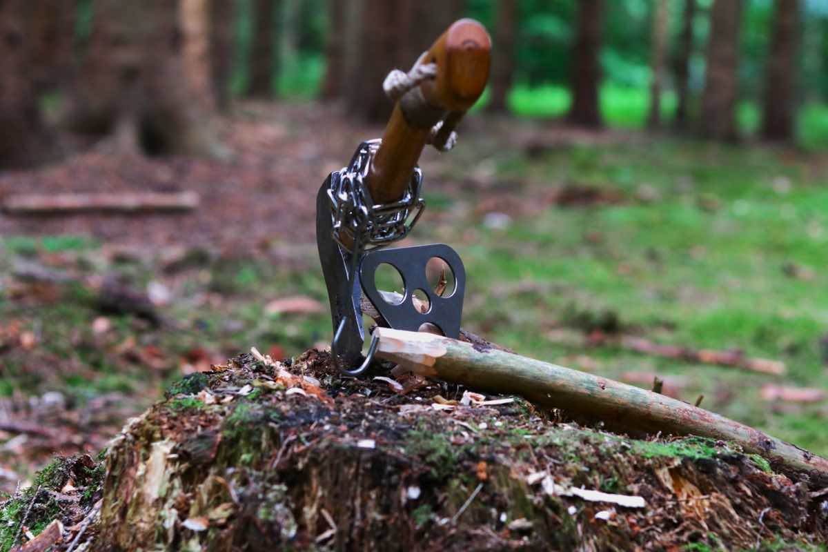 Bålstativ Trefod tripod Lashing