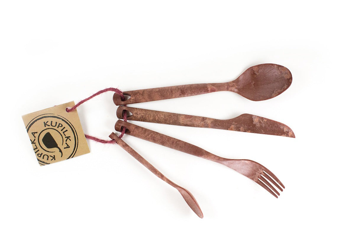 Bestik sæt - Kupilka rød