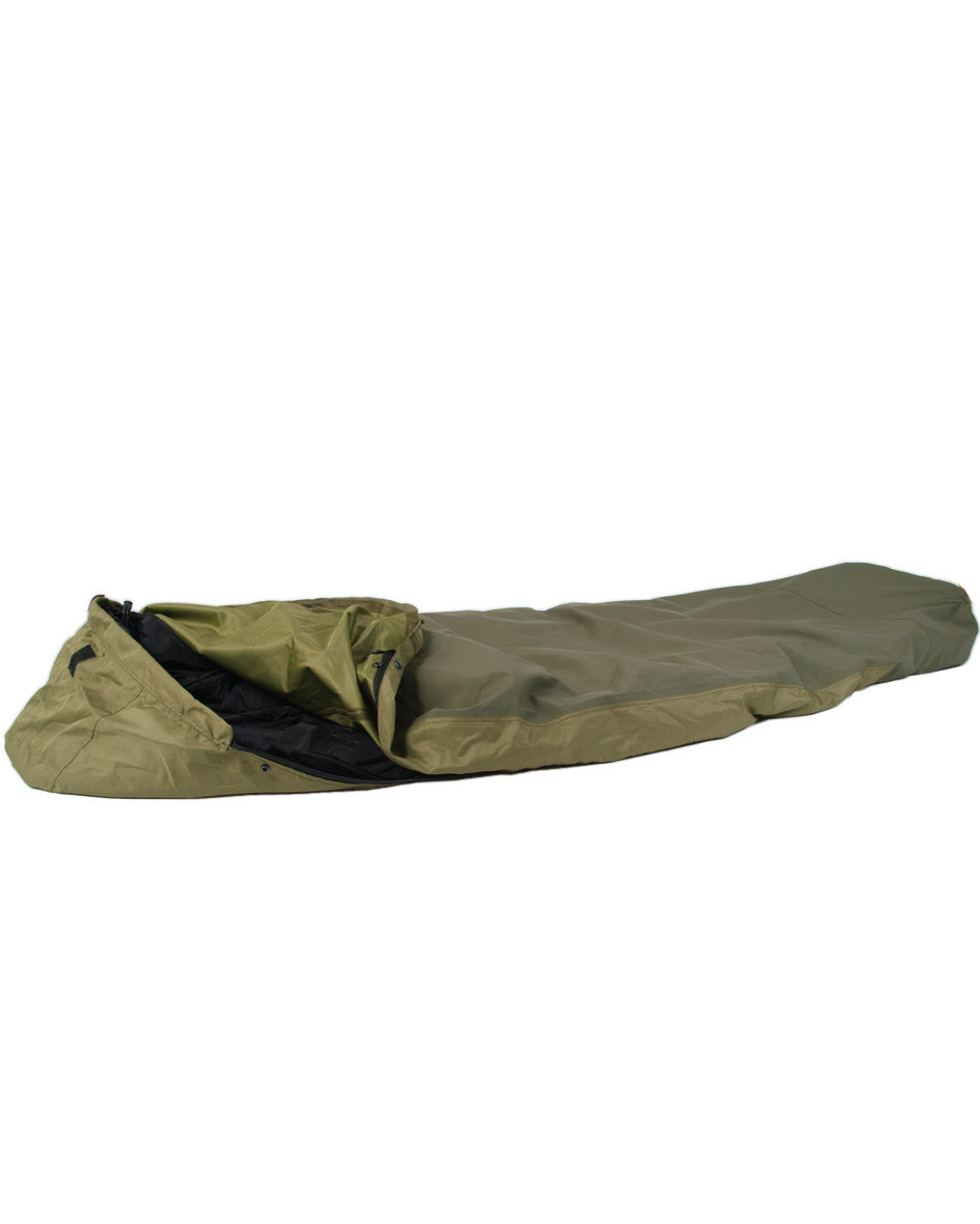 Wasserdichte Abdeckung / Biwaksack für den Schlafsack - Olive