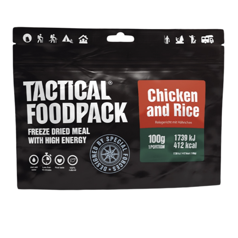 Frysetørret Mad Turmad Kylling med Ris Tactical Foodpack Chicken and Rice
