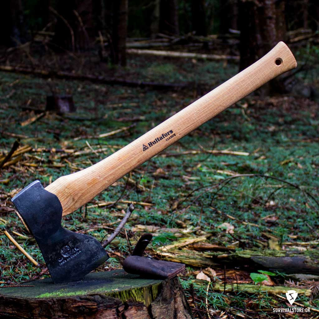 Hultafors Stålberg snedkerøkse - 850 gram - Håndsmedet økse