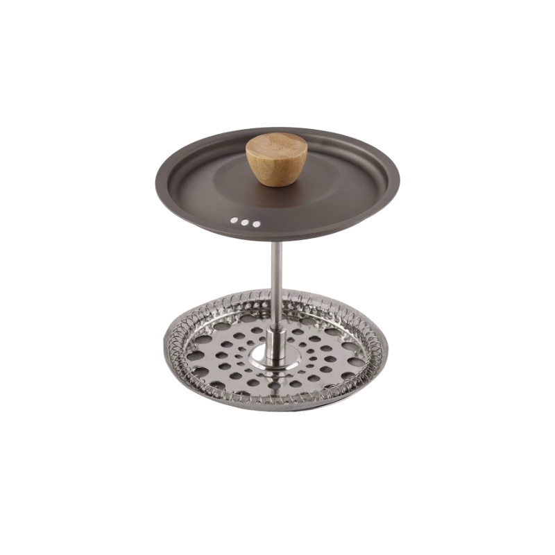 Kaffe stempel i titanium og rustfrit stål