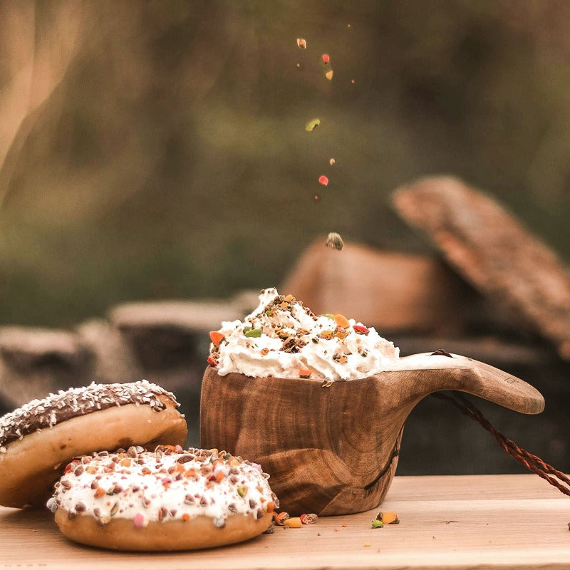 Kuksa Trækop M. Rensdyr Horn
