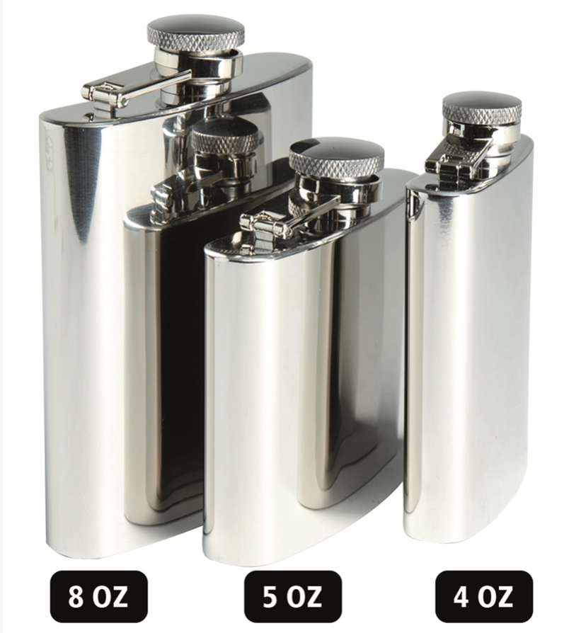 Lommelærke i rustfritstål - Flere størrelser