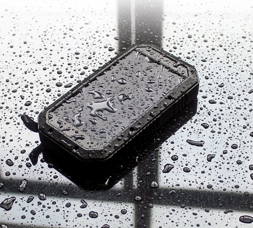 vandtæt solcelle powerbank med trådløs opladning
