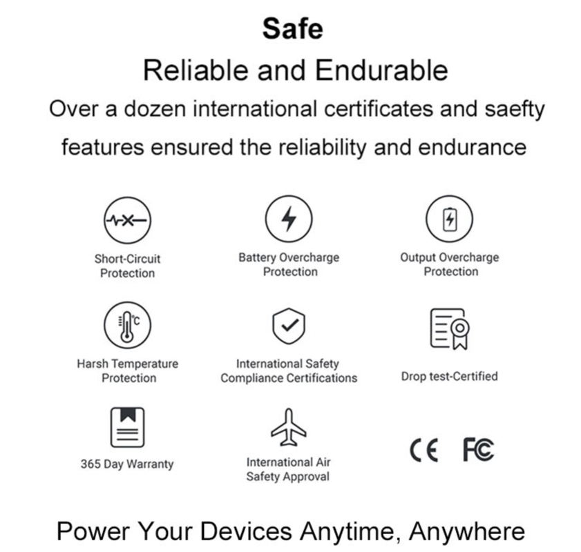 solcelle powerbank med trådløs opladning test