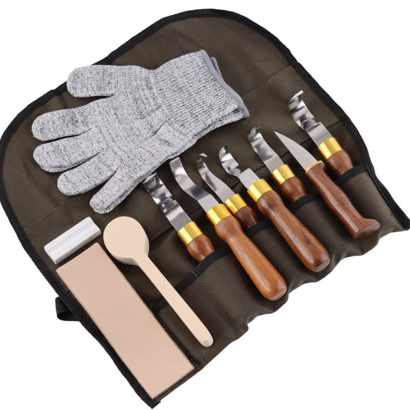 Snittesæt I Valnød 11 dele