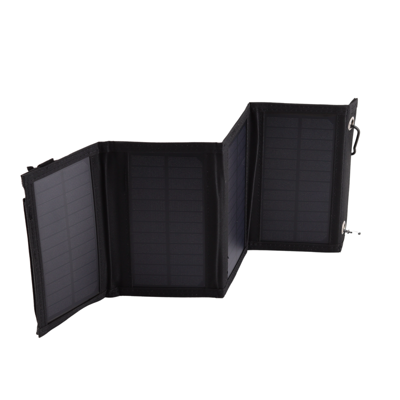 Solcelle Oplader 10W Sort