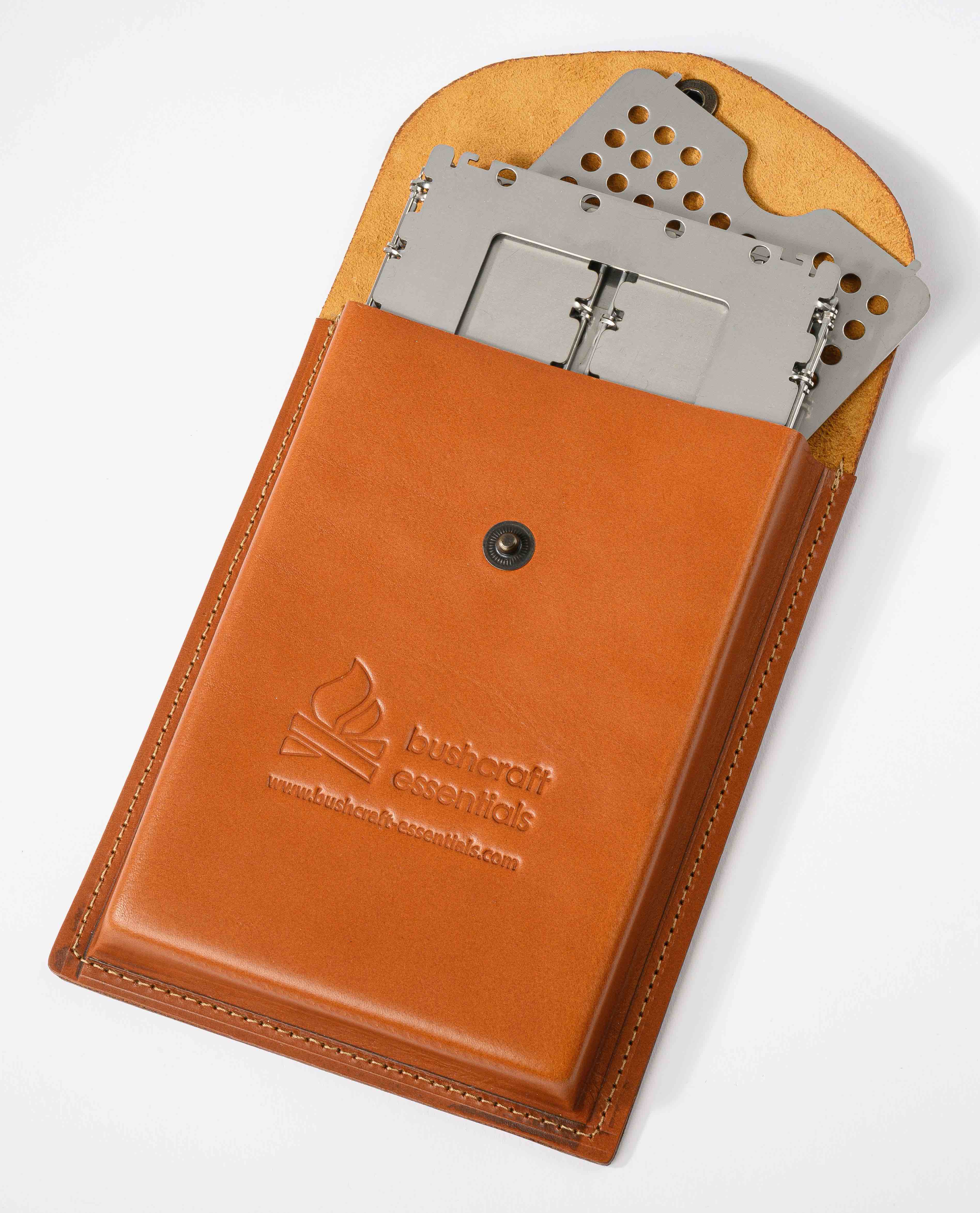 Lækker læder taske etui til Bushbox XL Bushcraft Essentials