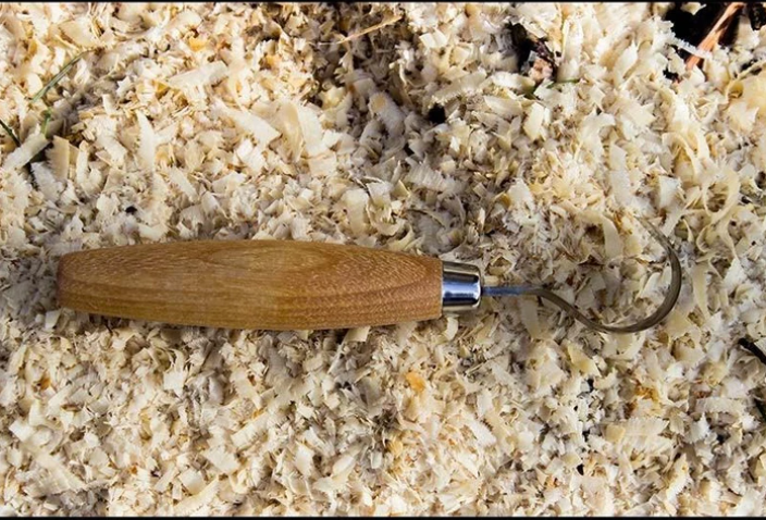 Mora 162 - Skekniv mit doppelschneidiger Klinge & Lederscheide