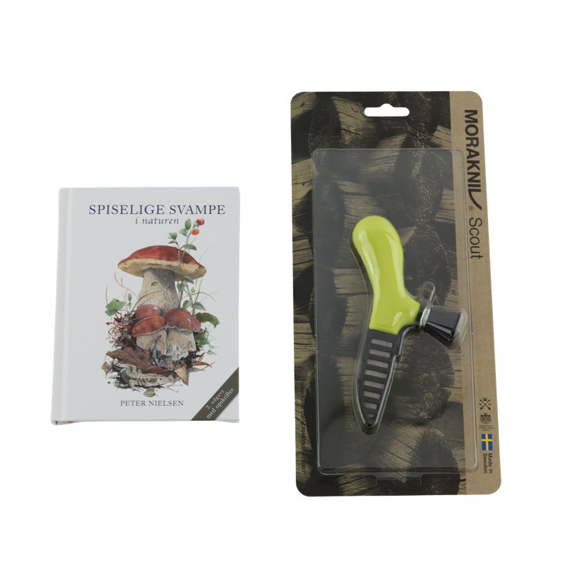 Svampe kniv Mora og Svampe bog - Sett