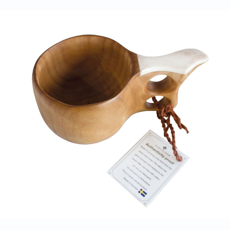 Trækop/ Kuksa Med Rensdyr Horn - Stabilotherm