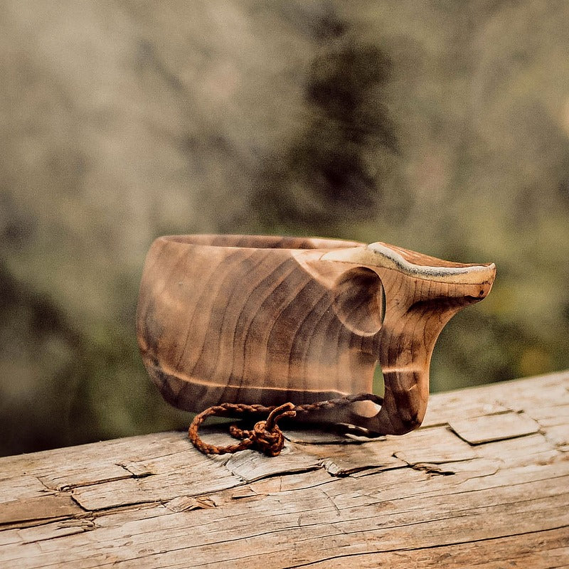 Trækop/ Kuksa Med Rensdyr Horn - Stabilotherm