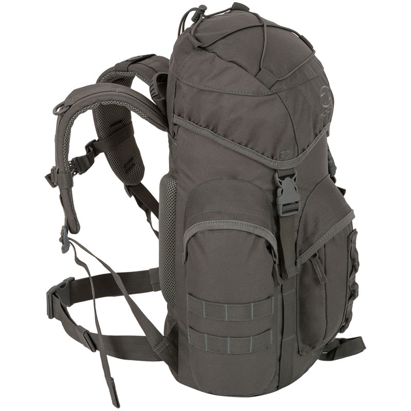 Highlander Outdoor Rygsæk - Forces 25 Liter Grey venstre side