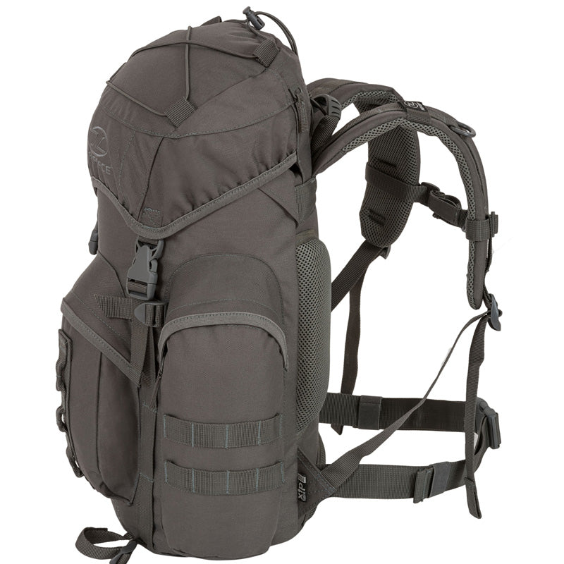 Highlander Outdoor Rygsæk - Forces 25 Liter Grey højre side