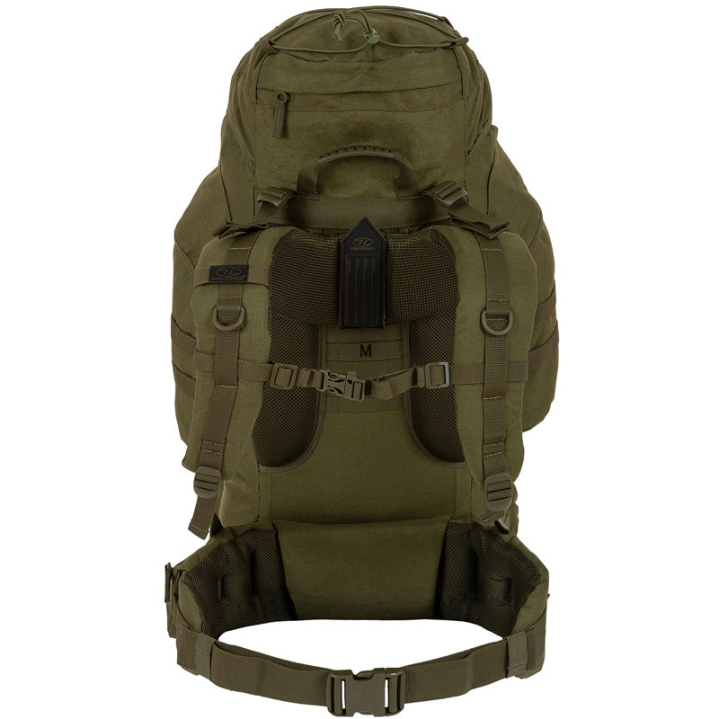 Highlander Outdoor Vandrerygsæk Olive - 66 liter - Forces
