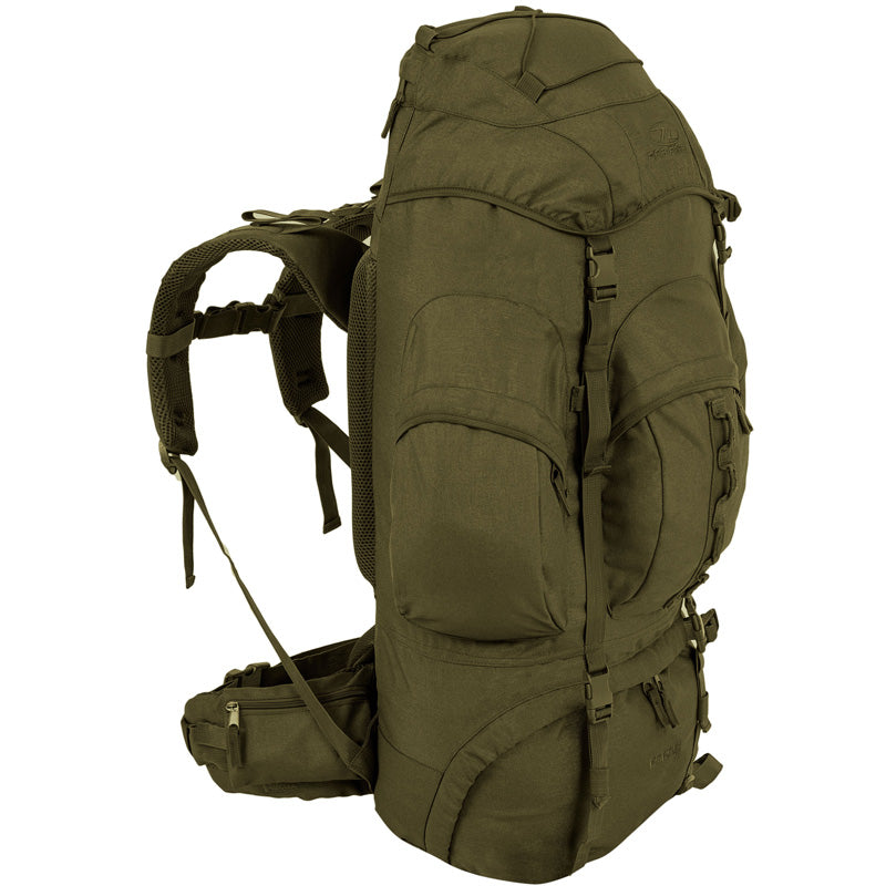 Highlander Outdoor Vandrerygsæk 88 liter - New Forces front