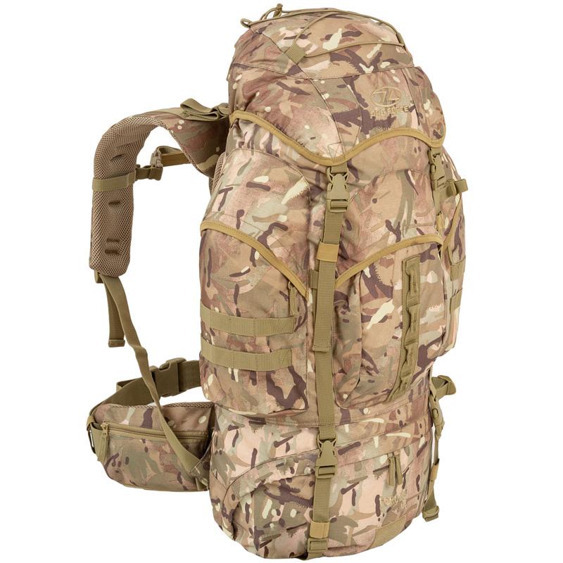 Highlander Outdoor Vandrerygsæk Multicam - 66 liter - Forces